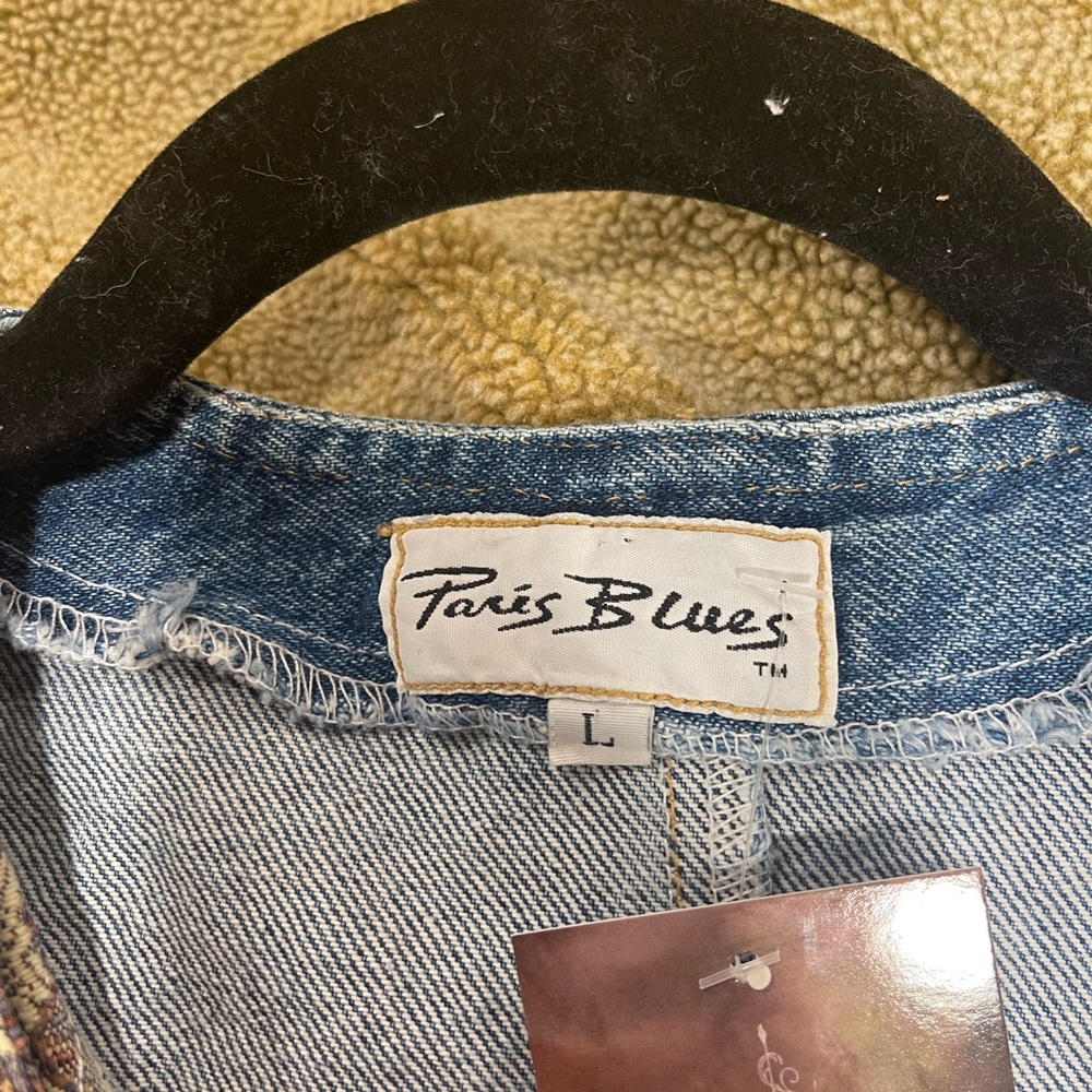 Paris Blues denim vest.
